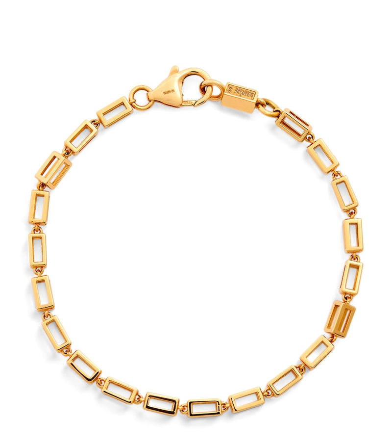 Suzanne Kalan yellow gold chain bracelet 17cm - British product