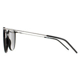 Hugo Boss BOSS 1272/S black mirrored round sunglasses - British product
