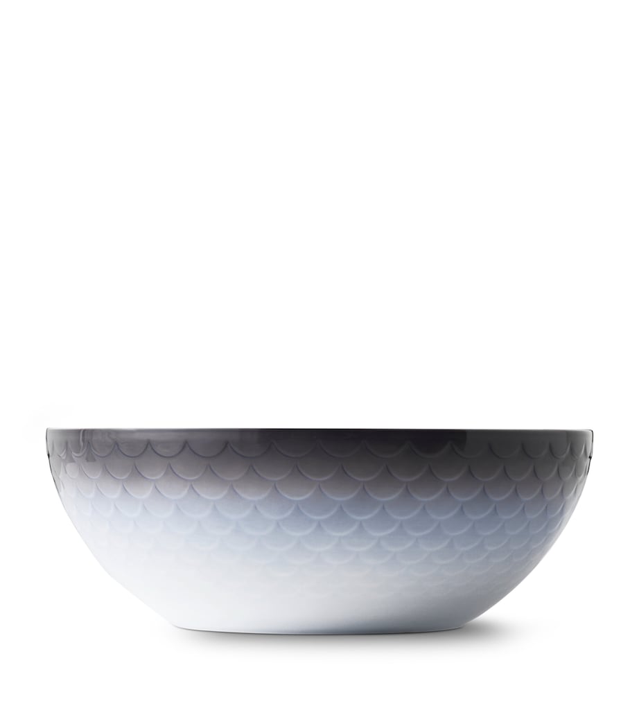 Royal Copenhagen Hav bowl with bronze detailing, 26cm, imported from the UK