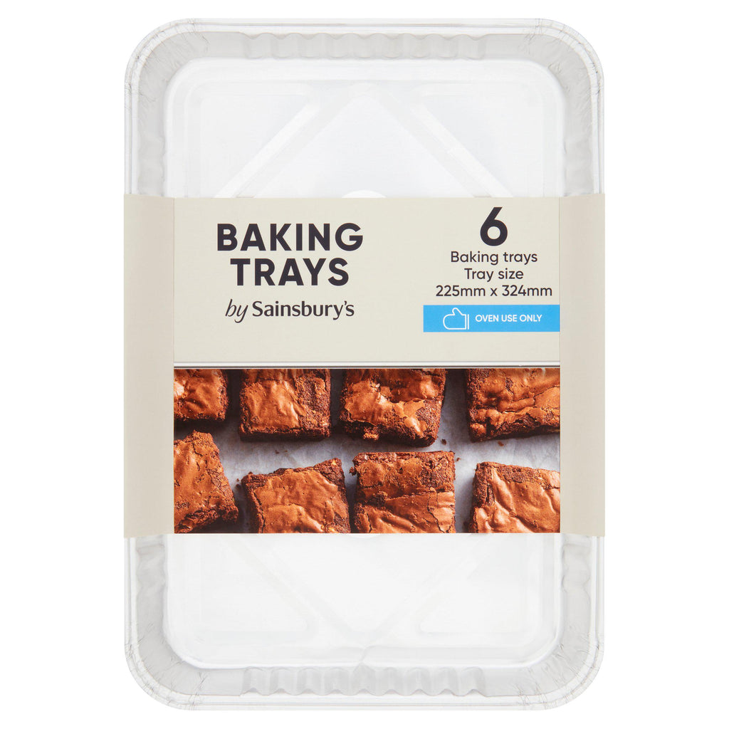 Sainsbury's Baking Trays x6