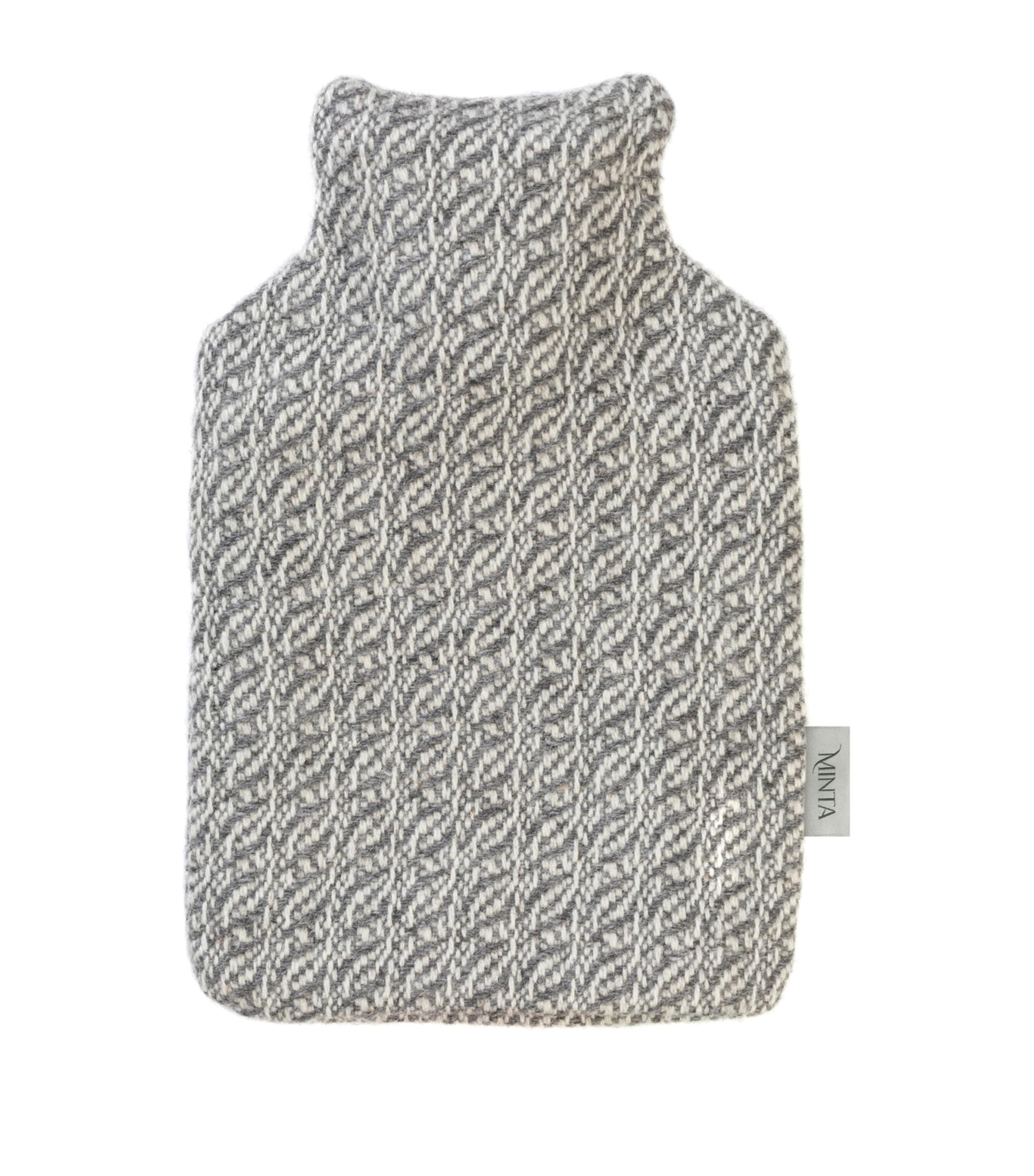 Araminta Campbell small alpaca-blend hot water bottle 30x20cm - British product