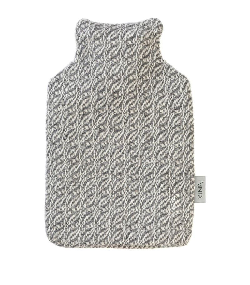 Araminta Campbell small alpaca-blend hot water bottle 30x20cm - British product
