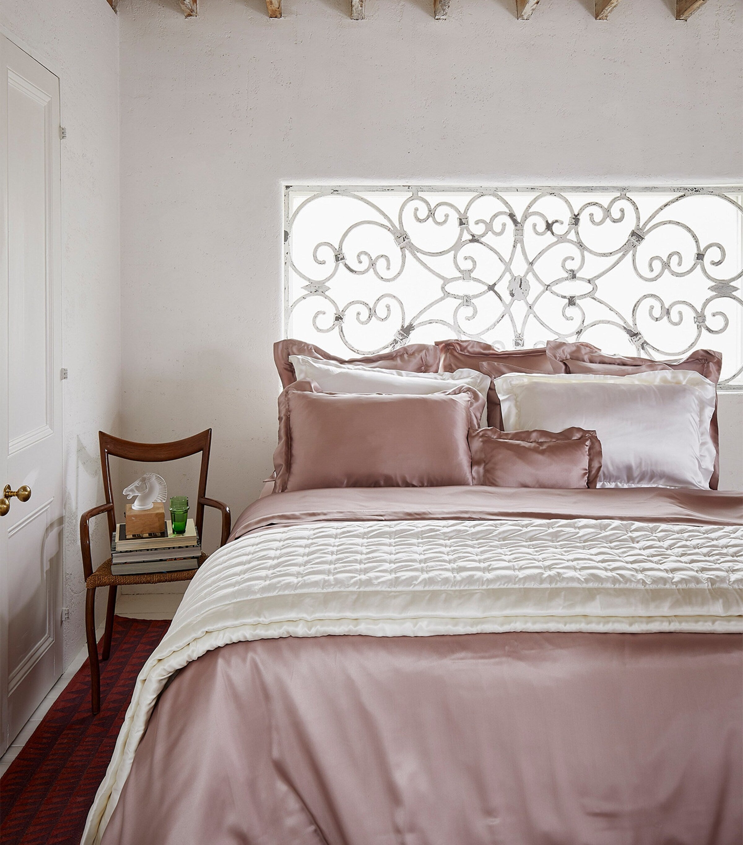 Gingerlily silk Super King duvet cover 260cm x 220cm, UK version