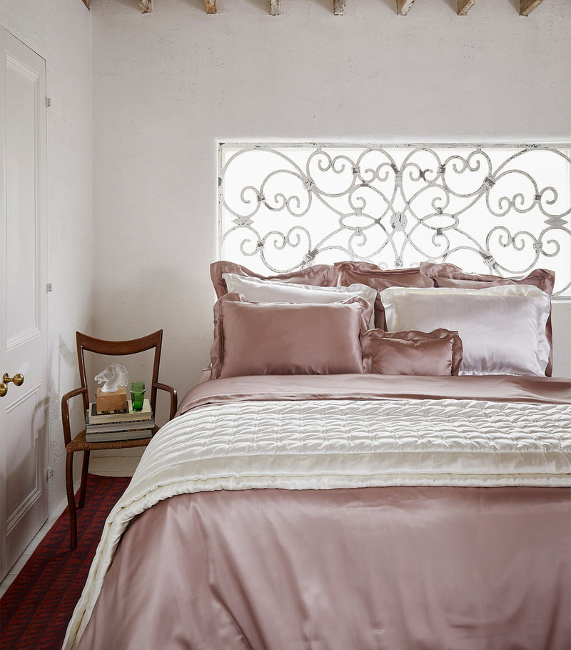 Gingerlily silk Super King duvet cover 260cm x 220cm, UK version