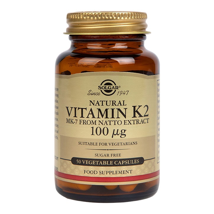 Solgar Vitamin K2 100µg 50 Vegi Capsules Vitamins Holland&Barrett   