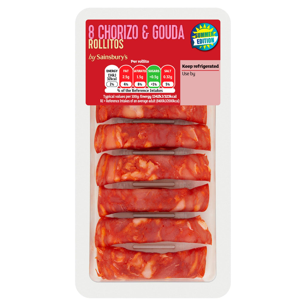 Sainsbury's Chorizo & Gouda Rollitos x8 80g