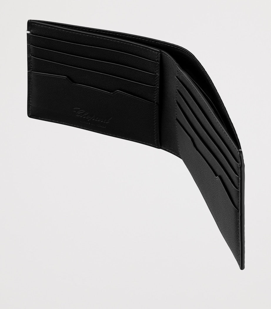 Chopard Racing bifold calfskin leather wallet - British product