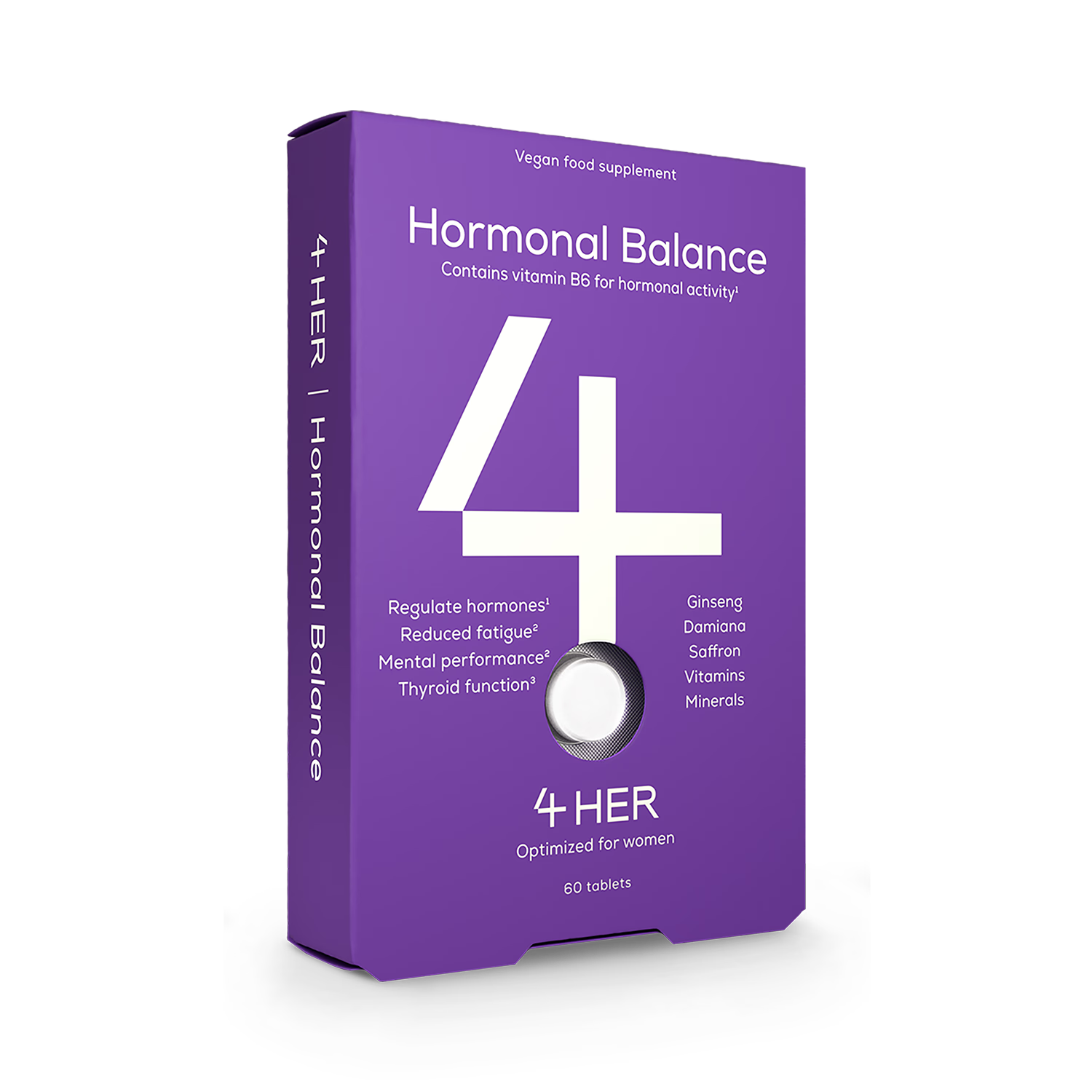 4HER Hormonal Balance Multivitamin 60 Tablets, UK version