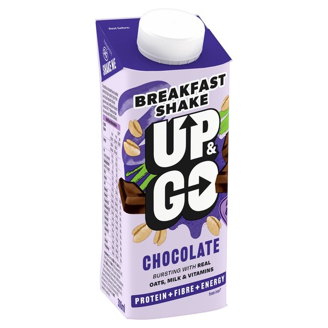 Up&Go Chocolate Breakfast Drink with Oats   300ml Vegetarian & Vegan M&S   