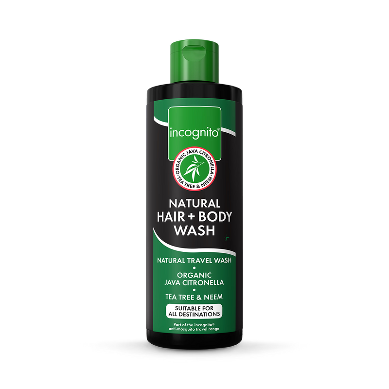 Incognito Hair and Body Wash 200ml, imported from the UK
