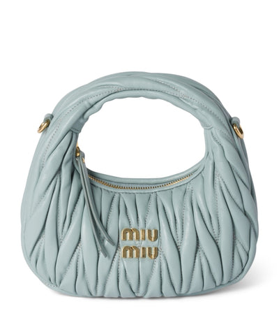 Harrods Miu Miu Matelassé Leather Wander Top-Handle Bag- Buy online at McGrocer