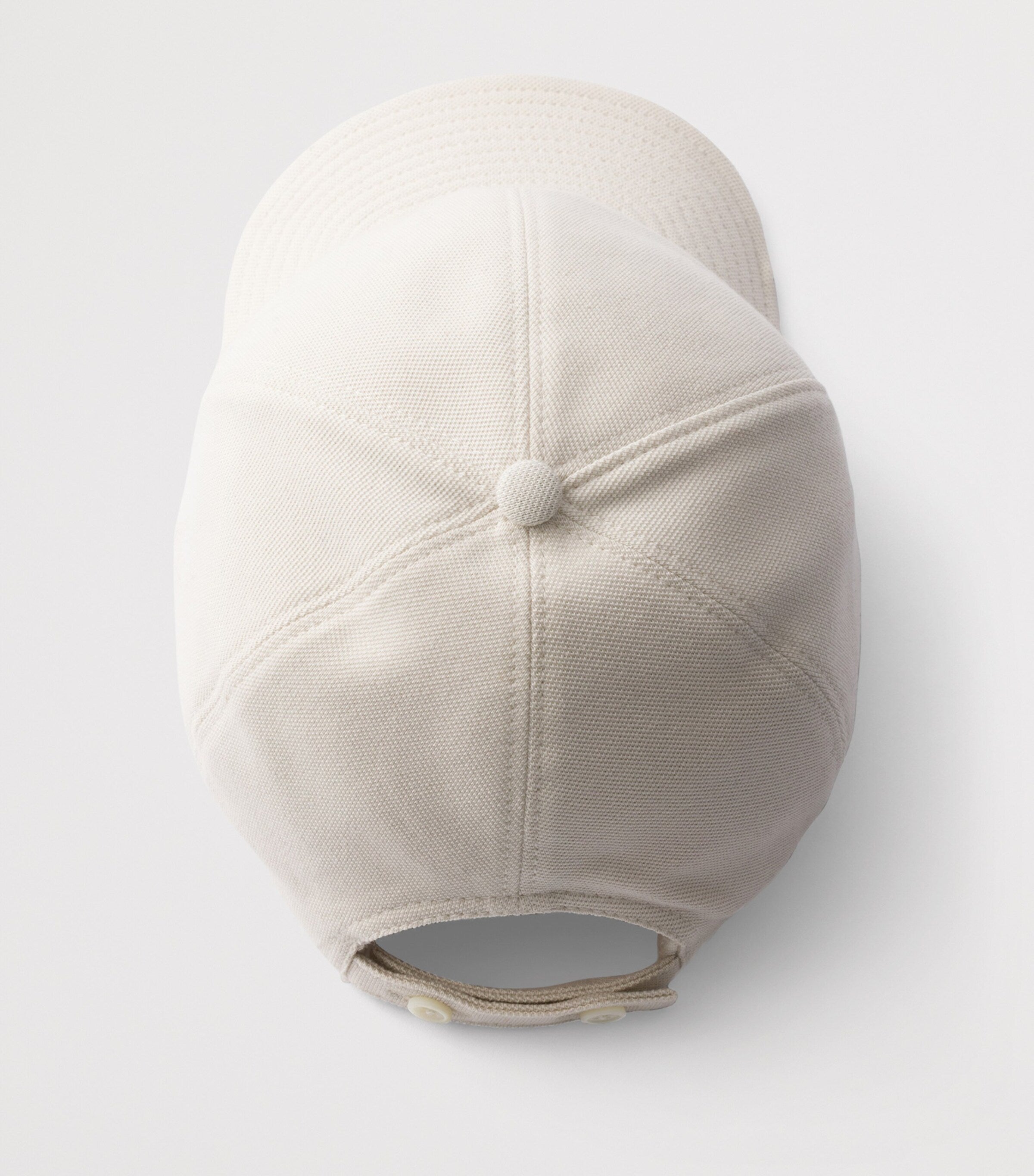 Prada cotton piqué baseball cap with crest logo - (British brand)