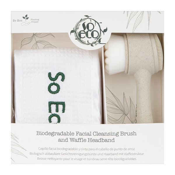 So Eco Facial Cleansing Brush & Waffle Headband GOODS Superdrug   