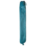 Aroma Home long hot water bottle in teal velvet (British brand)