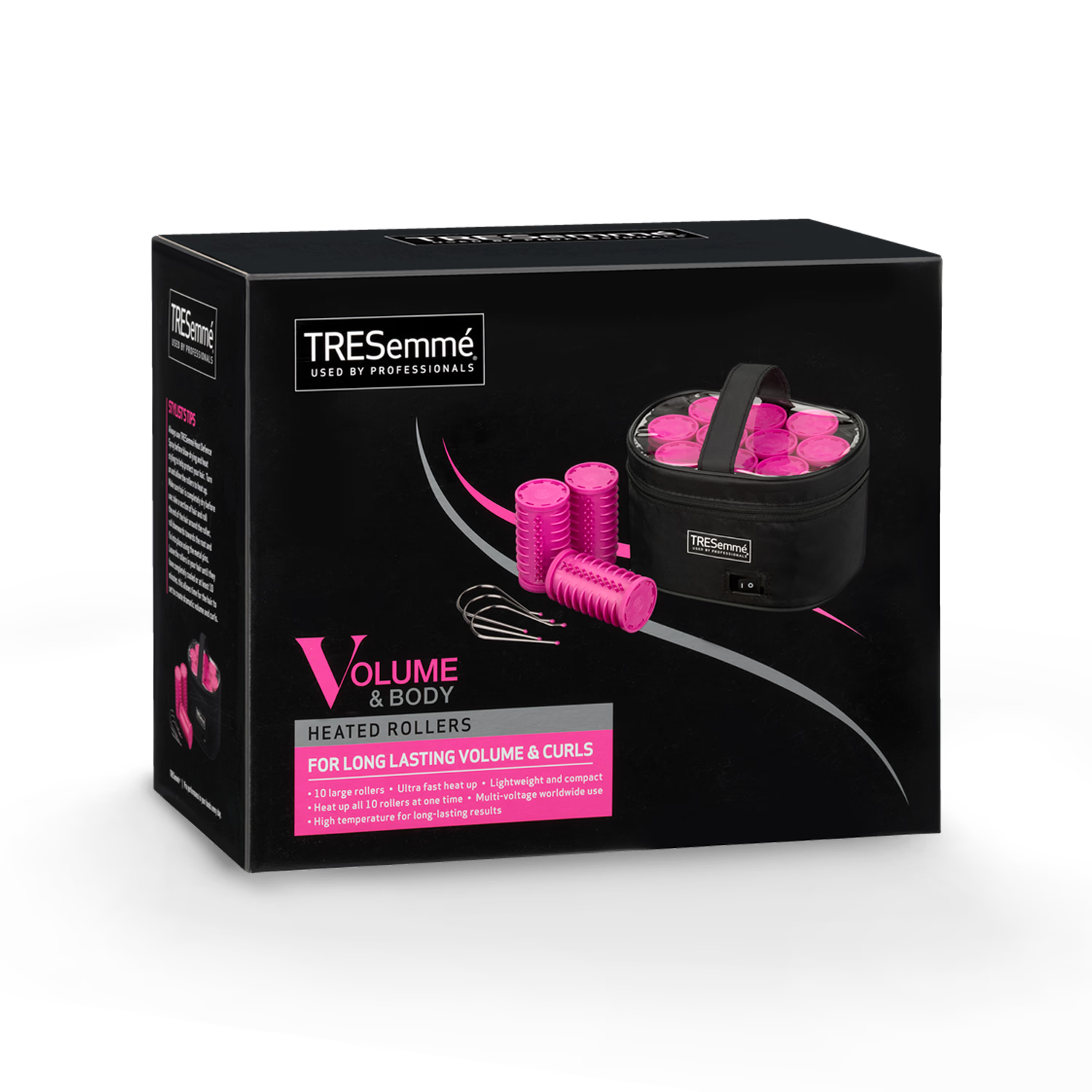 TRESemmé Volume Rollers Pink 3039, imported from the UK