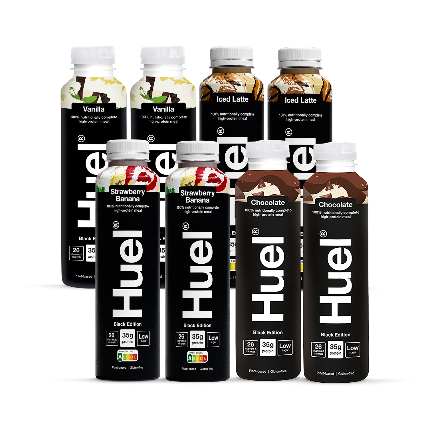 Huel Black Edition variety pack 8x500ml - British product