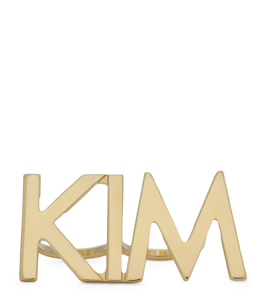 Dolce & Gabbana Kim ring gold-tone brass - British product
