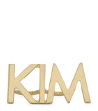 Dolce & Gabbana Kim ring gold-tone brass - British product