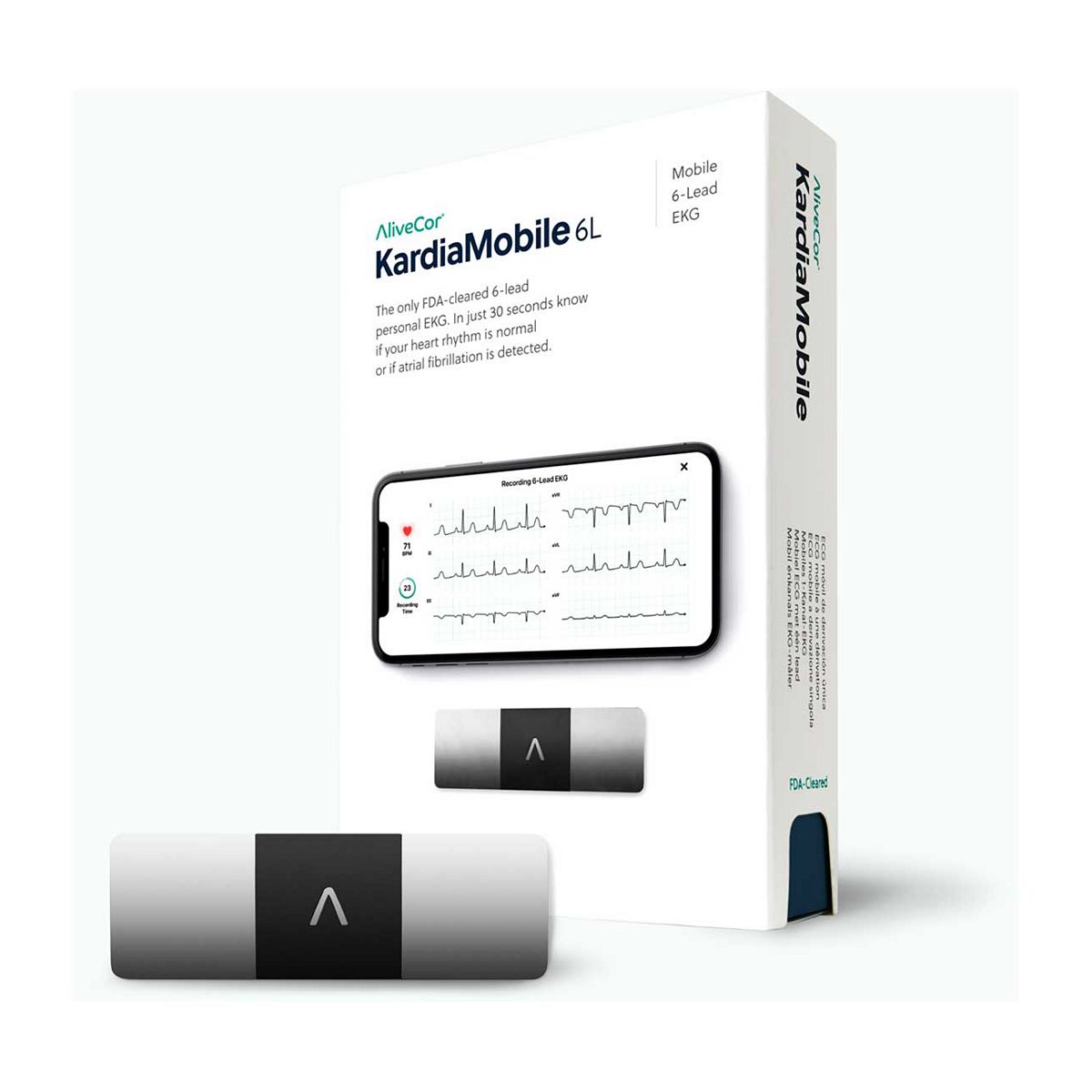 Alivecor KardiaMobile Six Lead ECG Monitor GOODS Boots   