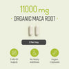VitaBright black and yellow maca root capsules 180 capsules - British product