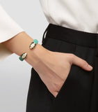Bvlgari Serpenti Forever leather bangle medium - British product