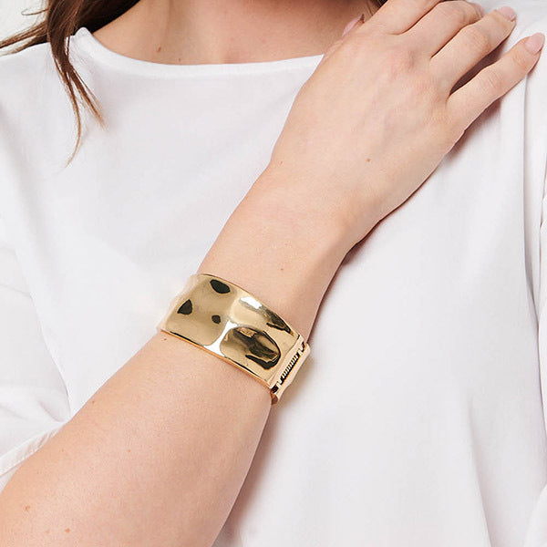 Izabel London metallic statement bracelet, UK version