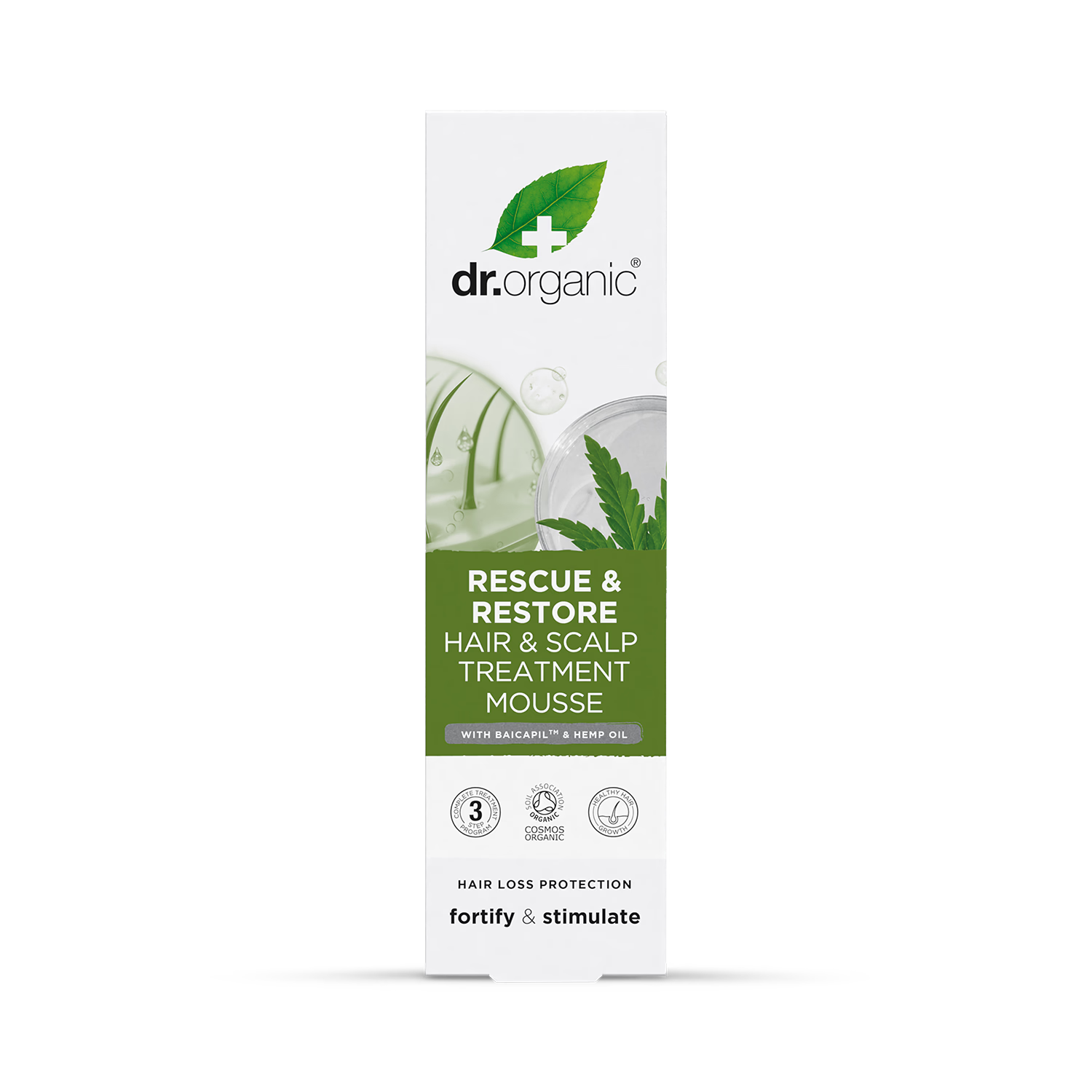 Dr Organic Rescue and Restore Treatment Mousse 150ml - British product