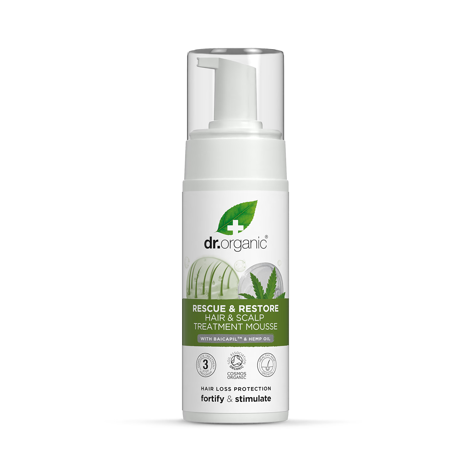 Dr Organic Rescue and Restore Treatment Mousse 150ml - British product