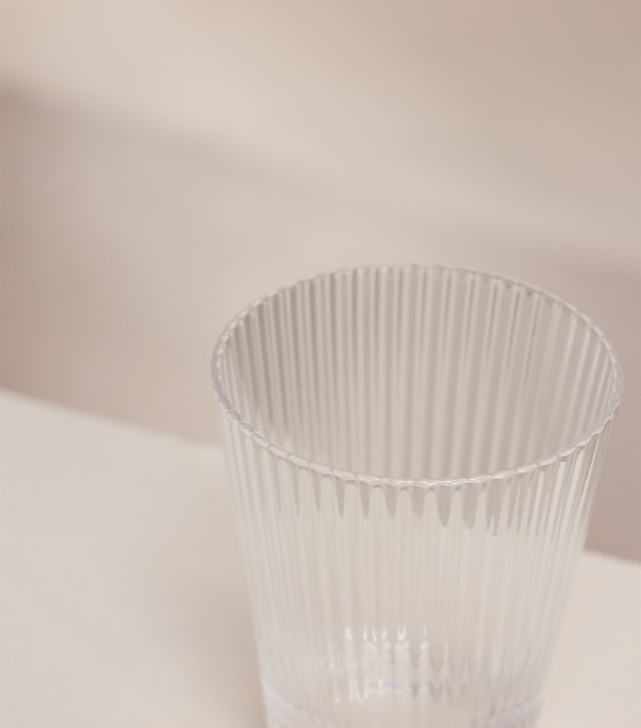 Soho Home fluted water glasses set of 4, 280ml capacity (British brand)