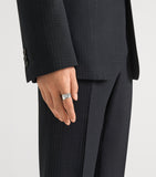 Givenchy Tape Ring with Paris 1952 inscription (British brand)