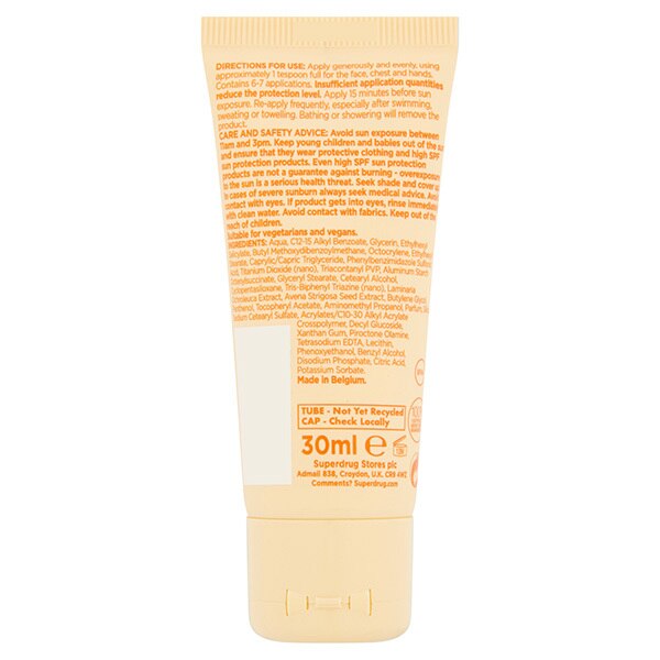 Solait Travel Size Anti-Ageing Face Sun Cream SPF30 30ml