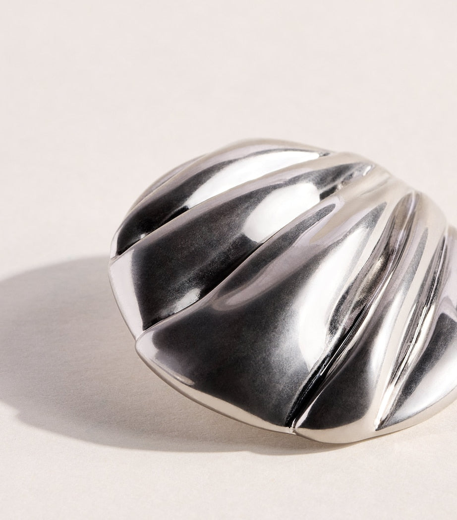 Chloé Pleats clip-on earrings - imported from the UK