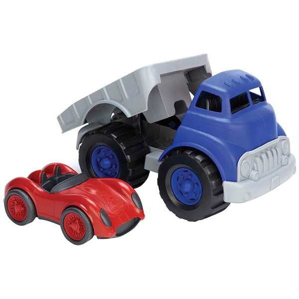 Green Toys Flatbed Truck & Race Car GOODS Superdrug   