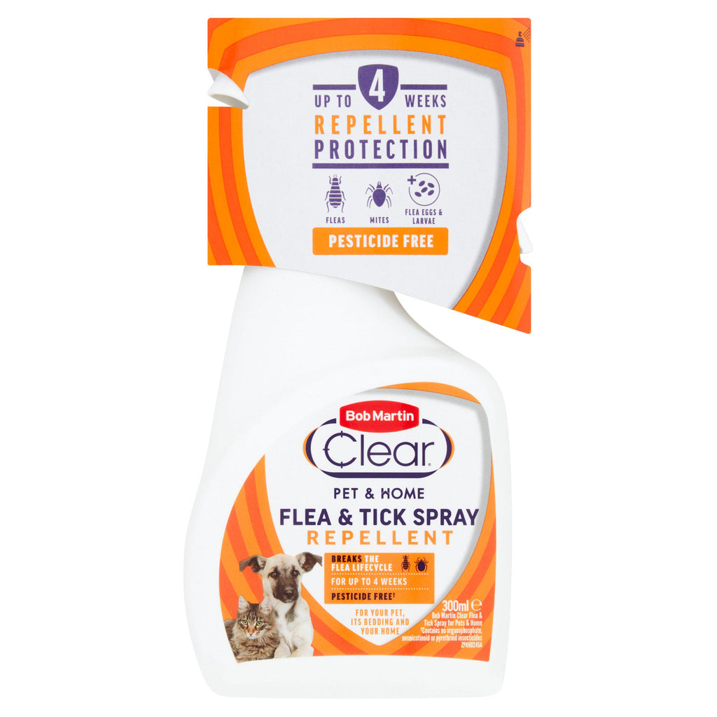 Bob Martin Clear Home & Furniture Flea & Tick Spray Repellent 300ml