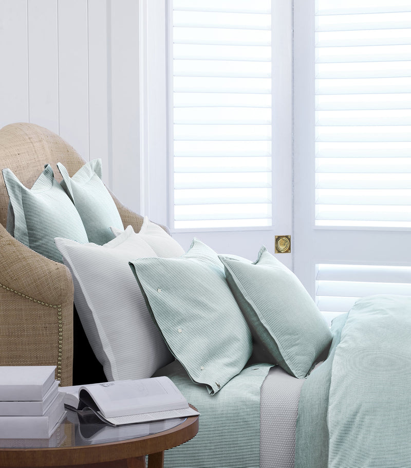 Ralph Lauren Oxford Evergreen pillowcase 65cm square, imported from the UK