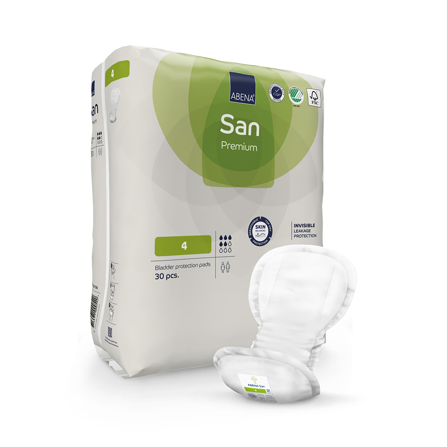 ABENA incontinence pads Premium 4 30 Pack, UK version