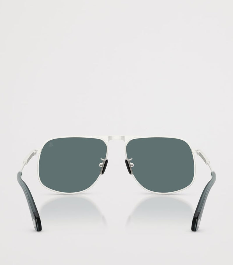 Moncler Vitessa pilot sunglasses metal frame (British brand)