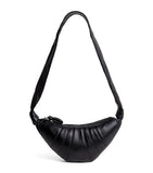 Lemaire small nappa leather croissant cross-body bag - British product