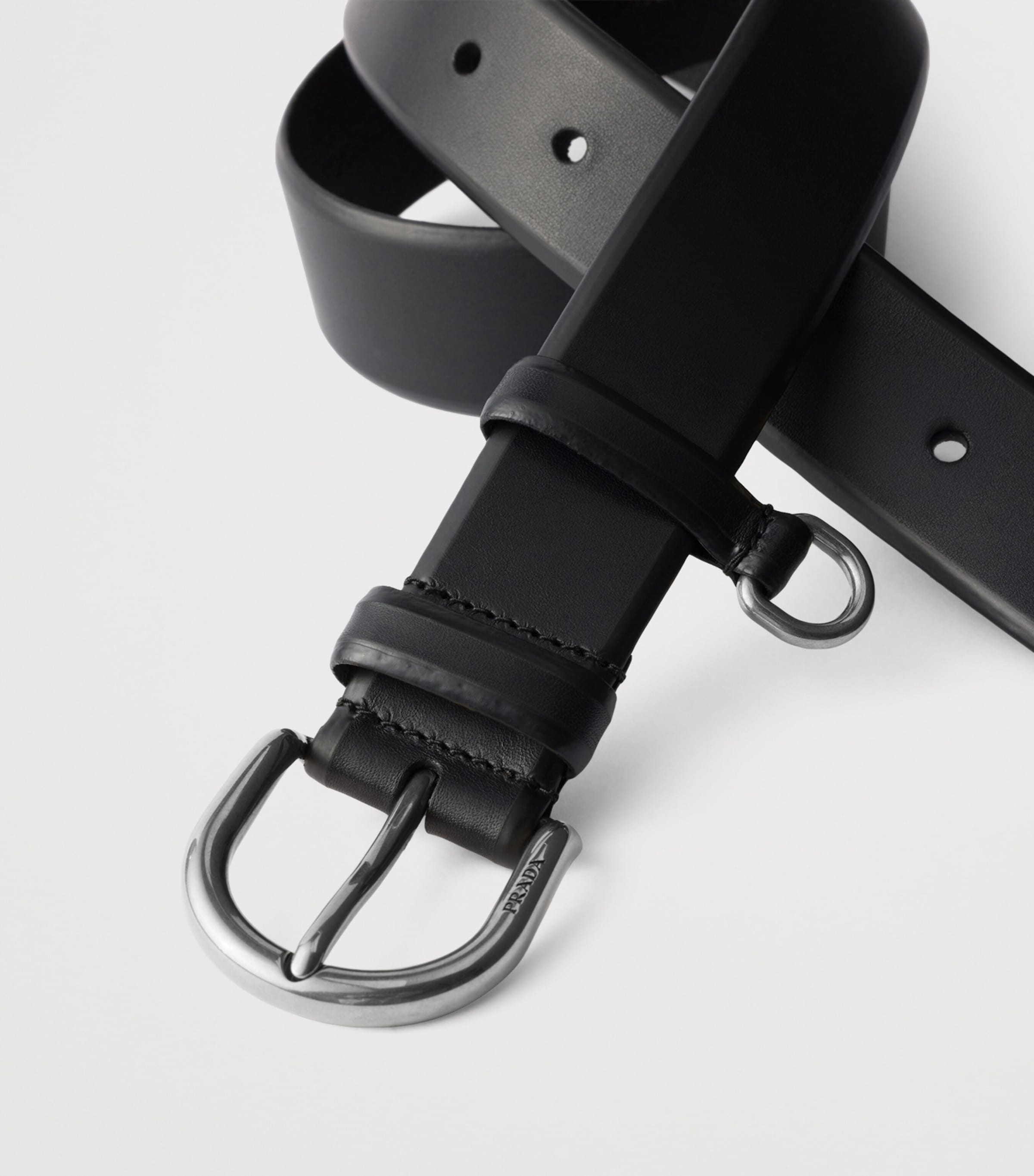 Prada leather belt 3.5cm width, UK version