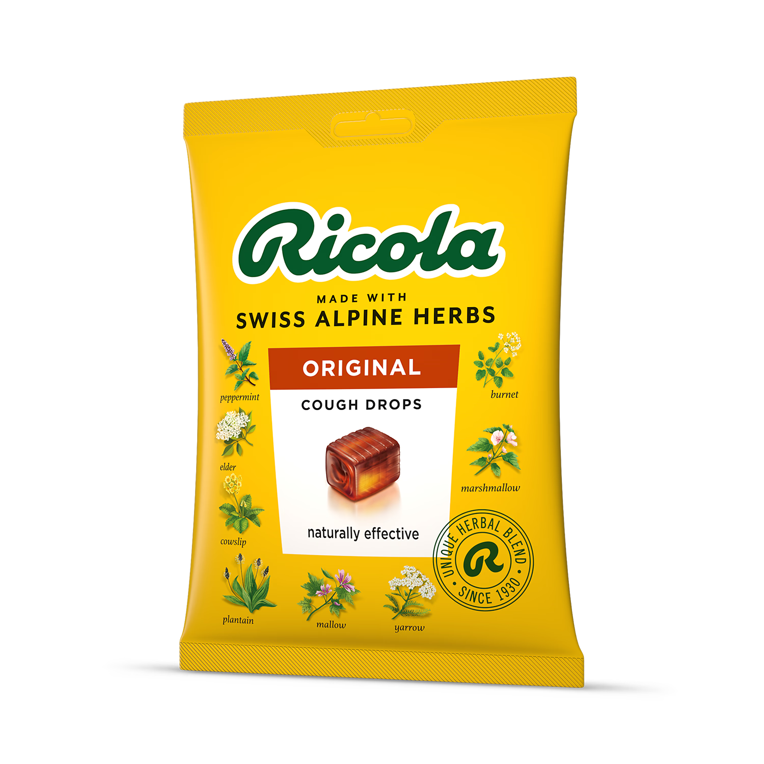 Ricola Swiss Herb Cough Drops 75g, imported from the UK