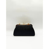 SVNX Glitter Metallic Fibre Clutch Bag, imported from the UK
