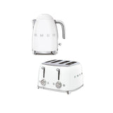 Smeg black kettle and toaster set, imported from the UK