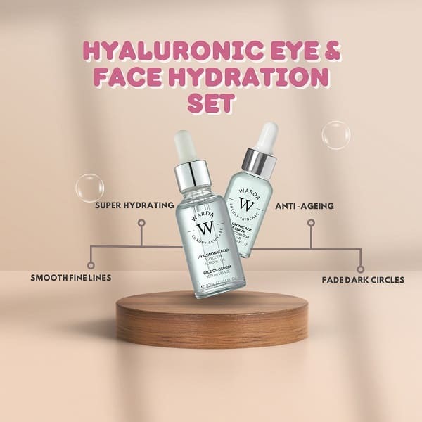 Warda Hyaluronic Acid Eye Serum + Boost Oil Serum