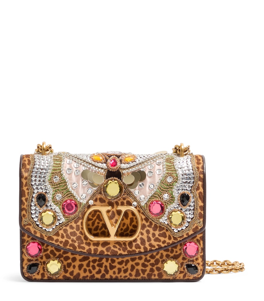 Valentino Garavani embellished Vain shoulder bag (British brand)