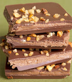 Harrods hazelnut praline filled chocolate bar 120g (British brand)