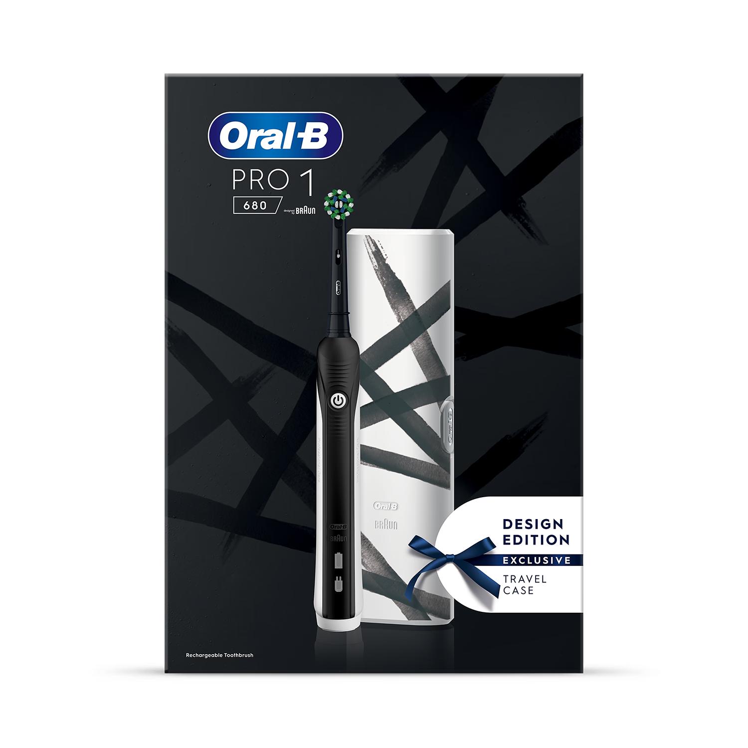 Oral-B Pro Series 1 680 black electric toothbrush (British brand)