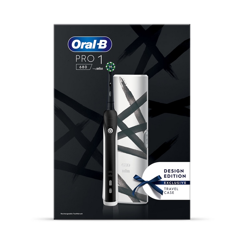 Oral-B Pro Series 1 680 black electric toothbrush (British brand)