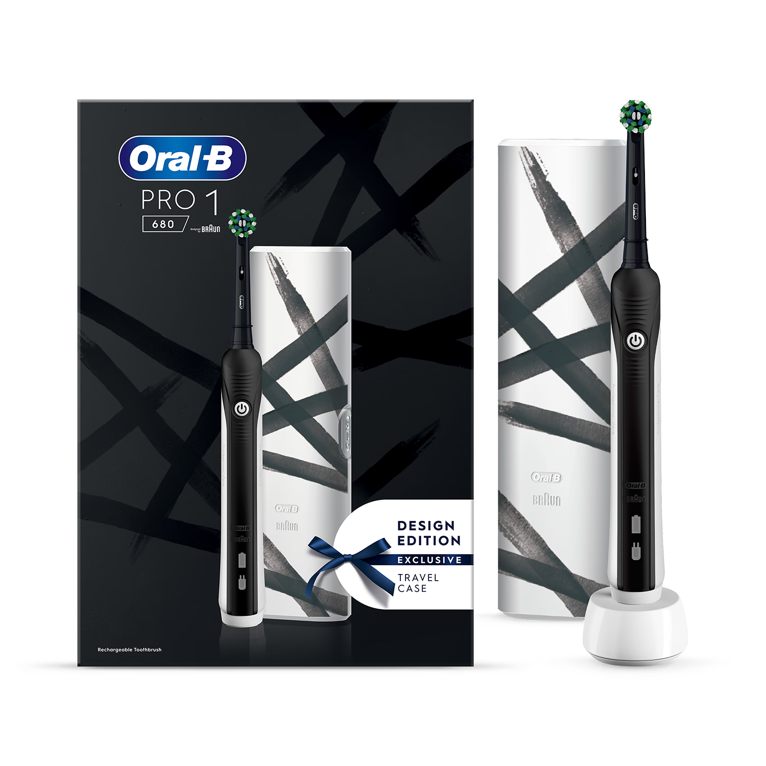 Oral-B Pro Series 1 680 black electric toothbrush (British brand)