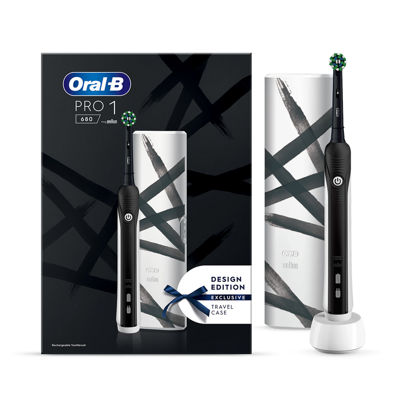 Oral-B Pro Series 1 680 black electric toothbrush (British brand)