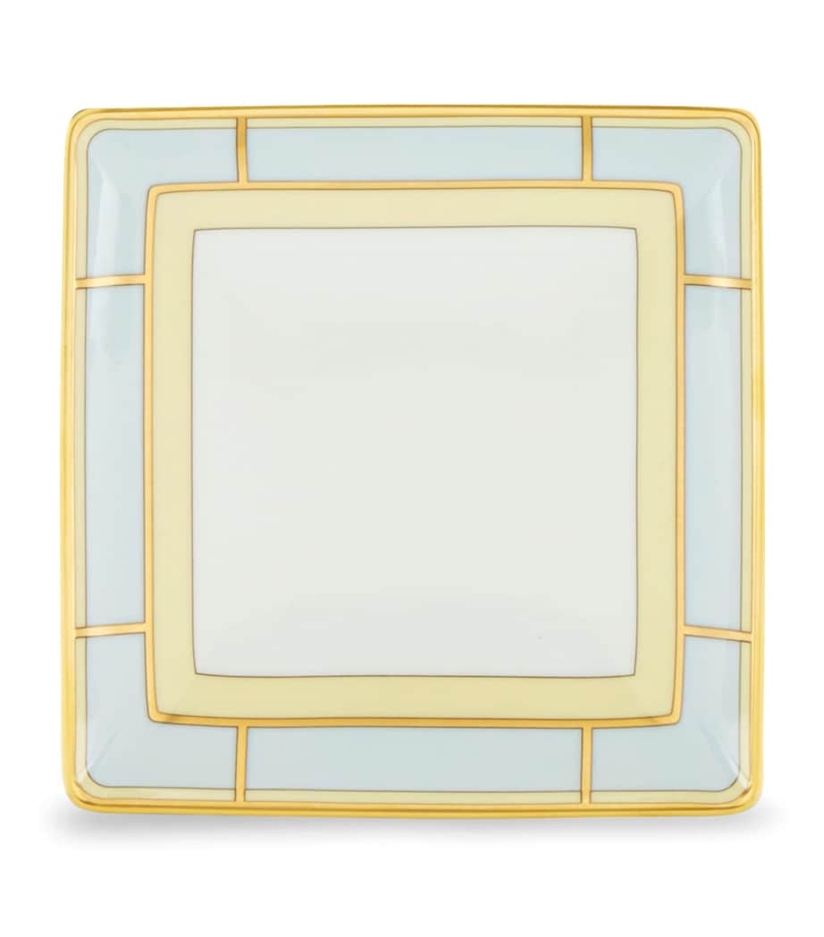 GINORI 1735 porcelain Colonna Diva square change tray 13.5cm, UK version